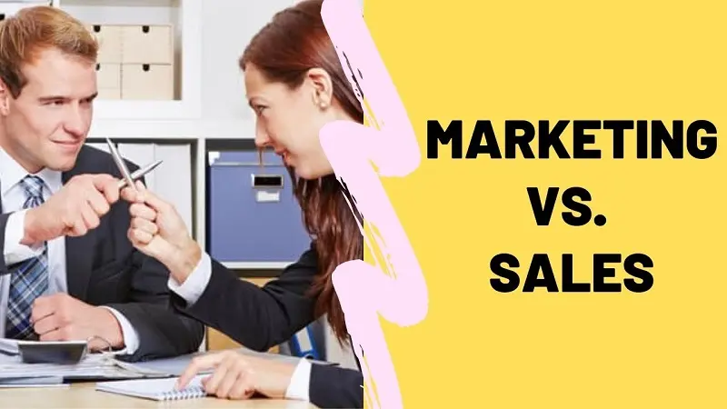 الفرق بين التسويق والمبيعات