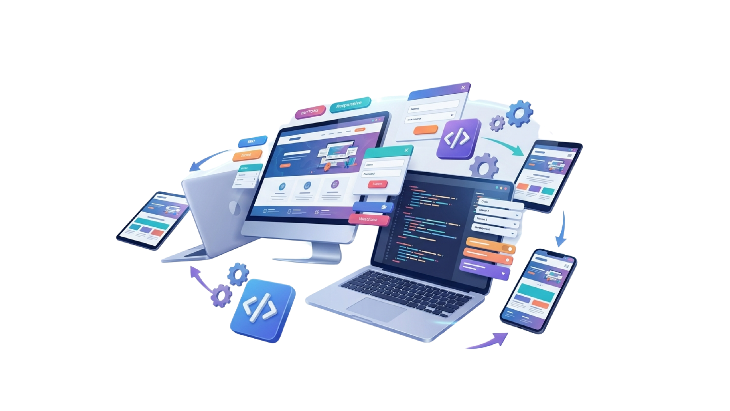 تصميم وتطوير المواقع الالكترونية 