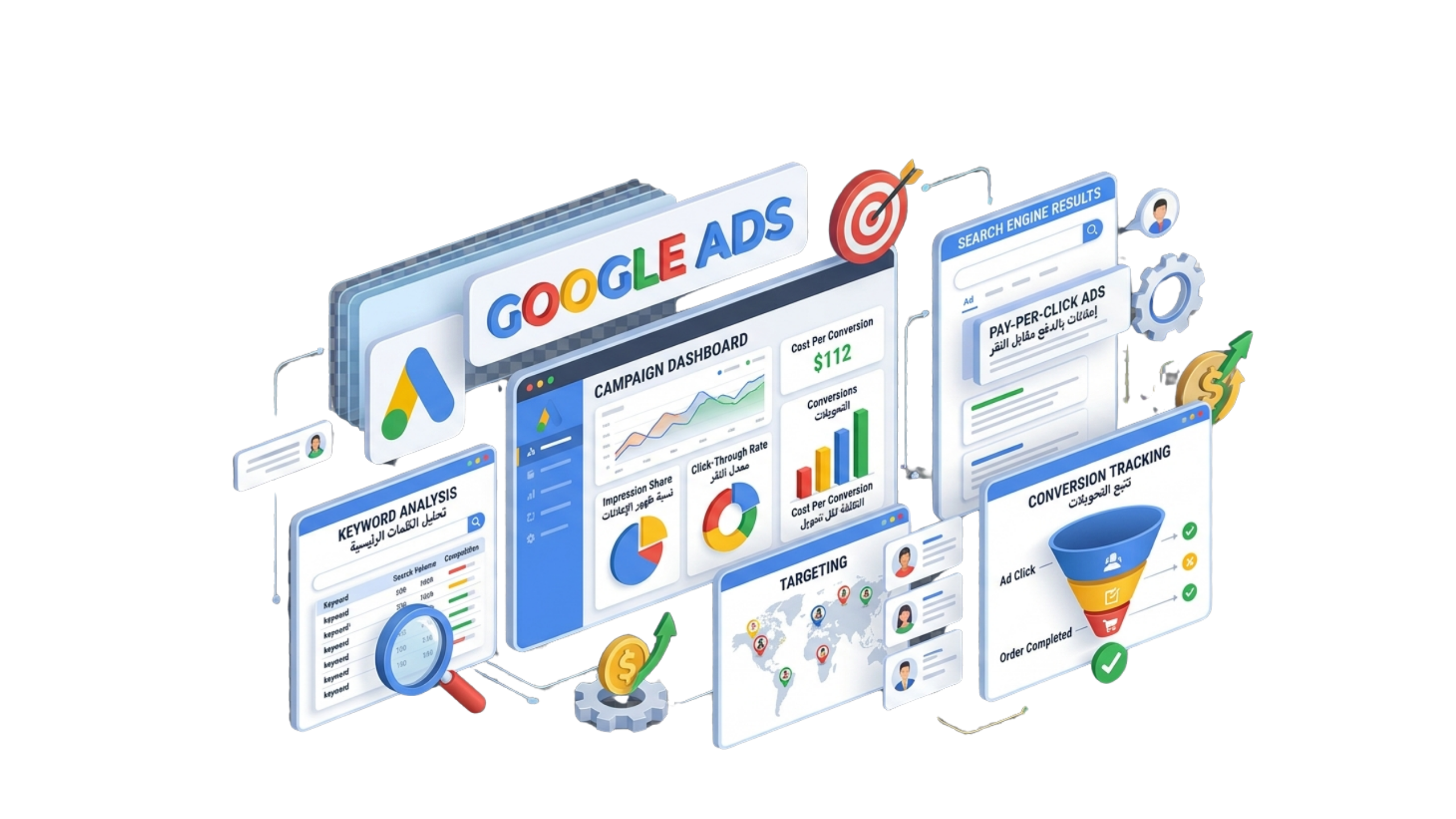 حملات جوجل الممولة 